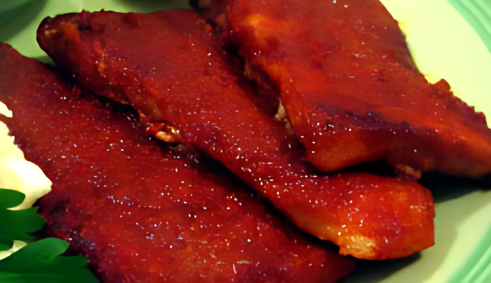 Filetes de cerdo en salsa de champiñones