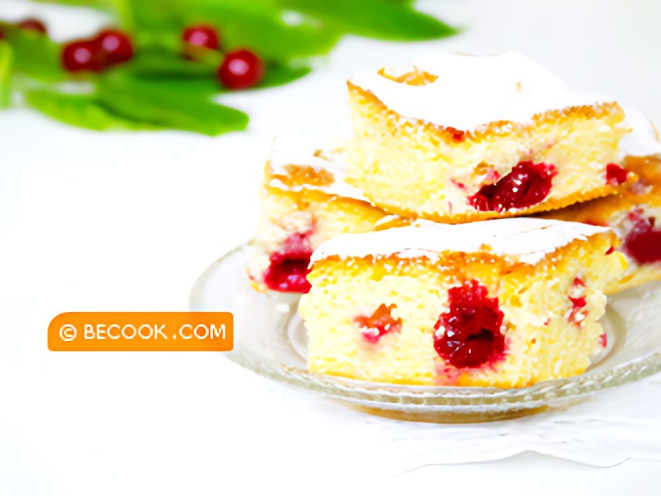 Old-Fashioned Sour Cherry Cake